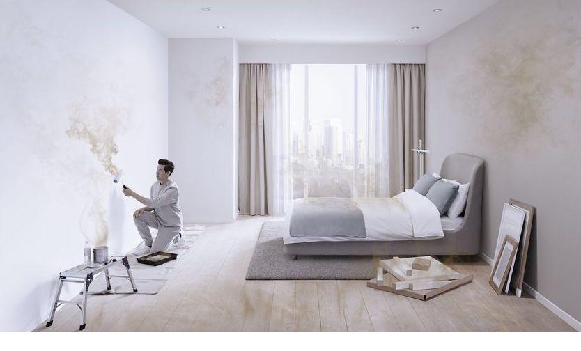 Indoor pollutants in a bedroom